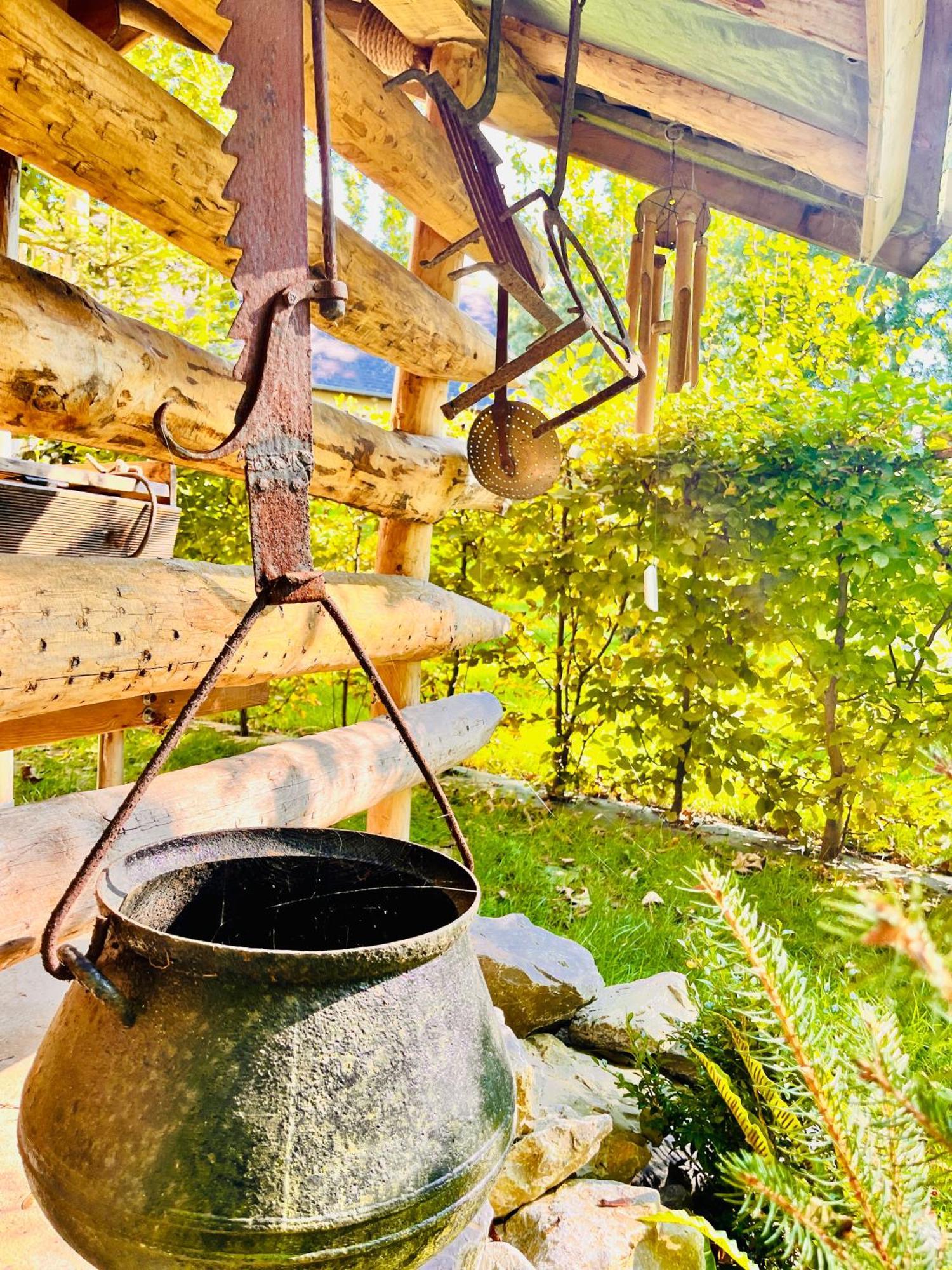 La Cabane Perchee Du Trappeur Écrainville Εξωτερικό φωτογραφία